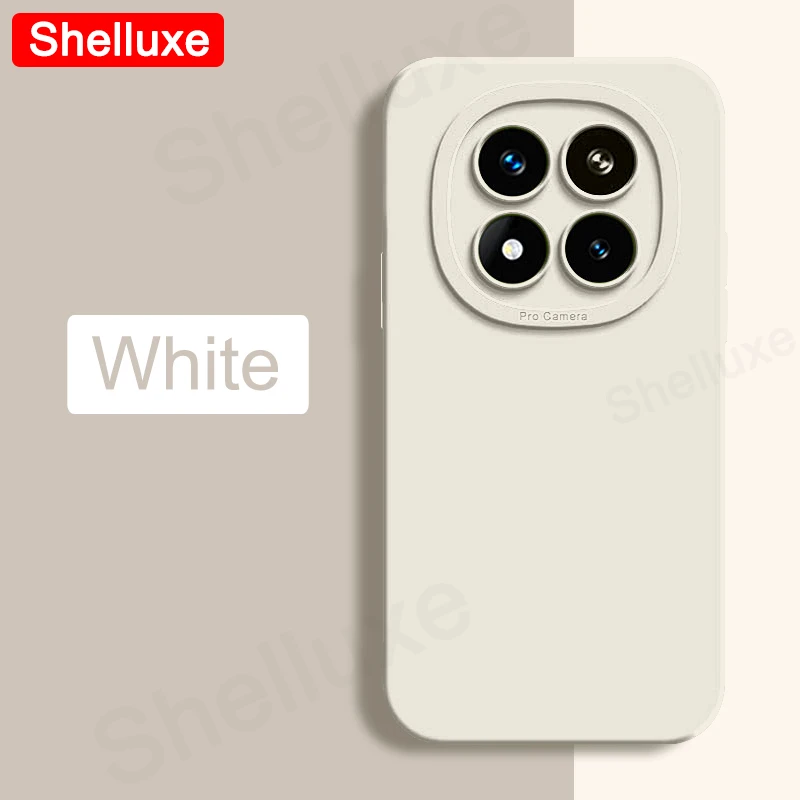Square Liquid Silicone Soft Case Cover - Shelluxe Series