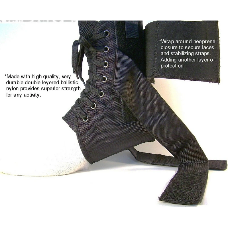 Ankle Brace Support Stabilizer Sports Football Compression Adjustable Lace Up Ankle Socks Protector Orthosis football socks ankle socks ankle support compression socks ankle straps fitness ankle straps ankle support brace ankle wrist cuffs