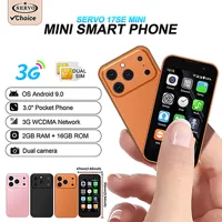 NEW SERVO 17SE Mini Smartphone 3G WCDMA Android 9.0 Dual SIM Standby 2GB+16GB Wifi GPS Play Store Pocket Smart Phone 3.0 Display