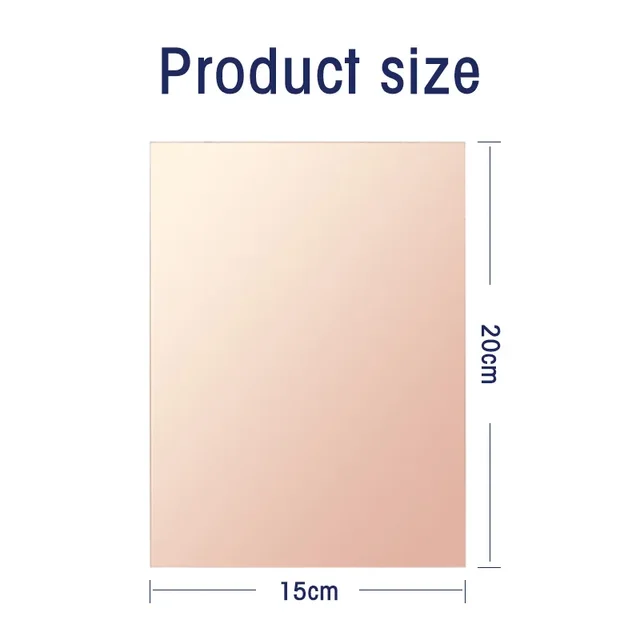 1PCS Single Sided PCB FR4 15X20CM prototype pcb board