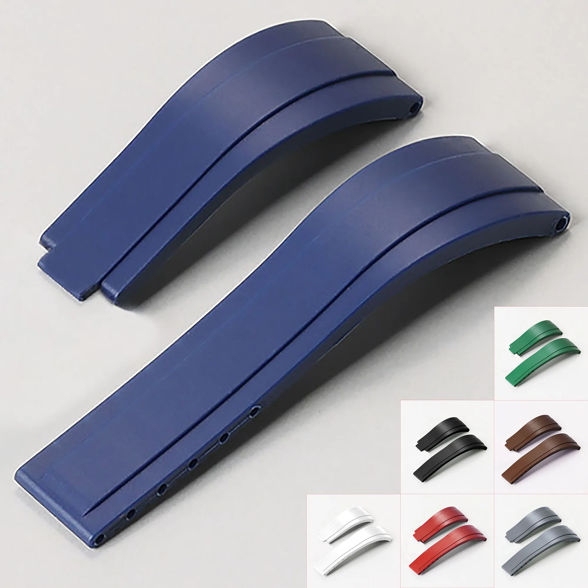 Cinturino In Gomma Da 20Mm Per Rolex Daytona Submariner Gmt Oysterflex Bracciale Cinturino Da Polso In Silicone Impermeabile