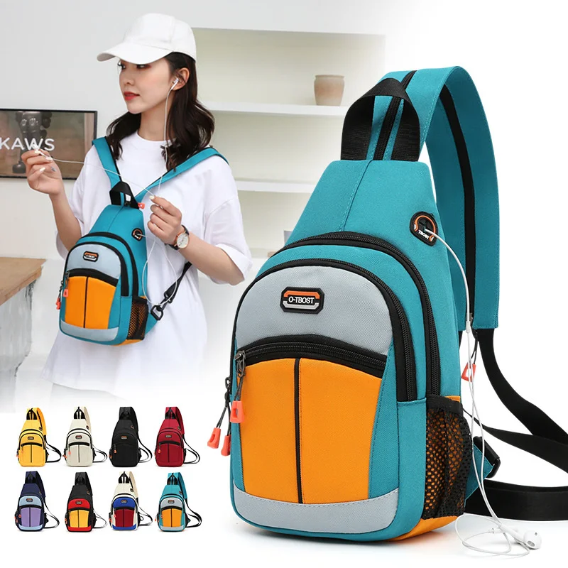 

2023 Shoulder Bag Man Casual Chest Bag Business Male Bag Multi-Functional Women Backpack Cycling Sports Rucksack Travel Pack