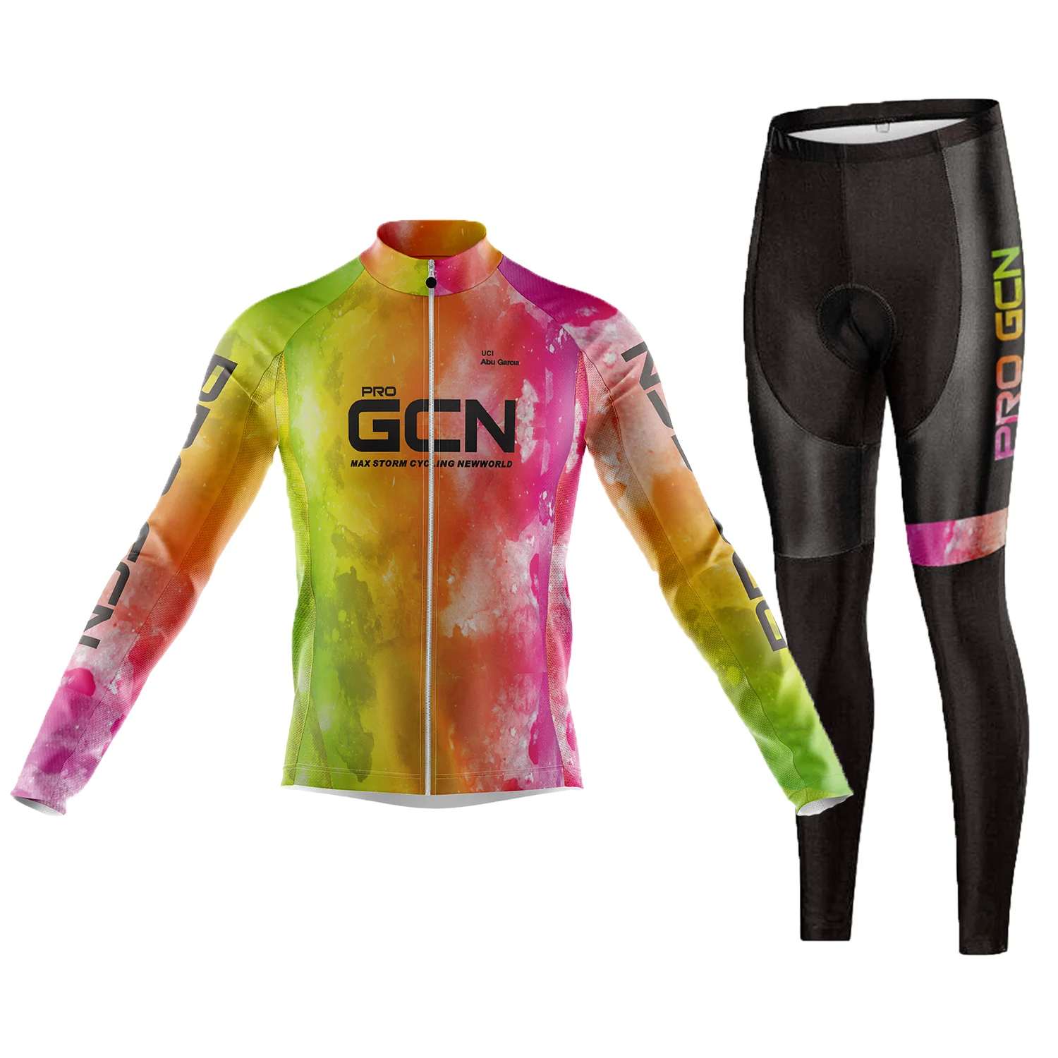 2023 Pro Gcn Team Autumn bycicle Set Bib Pants Ropa Mountain Bike
