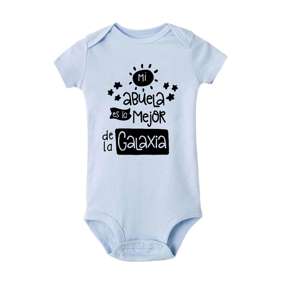 My Grandmother Is The Best In The Words Baby Bodysuit Newborn Boy Girl Clothes Mothers Day Infant Outfit Baby Announcement Gift 4
