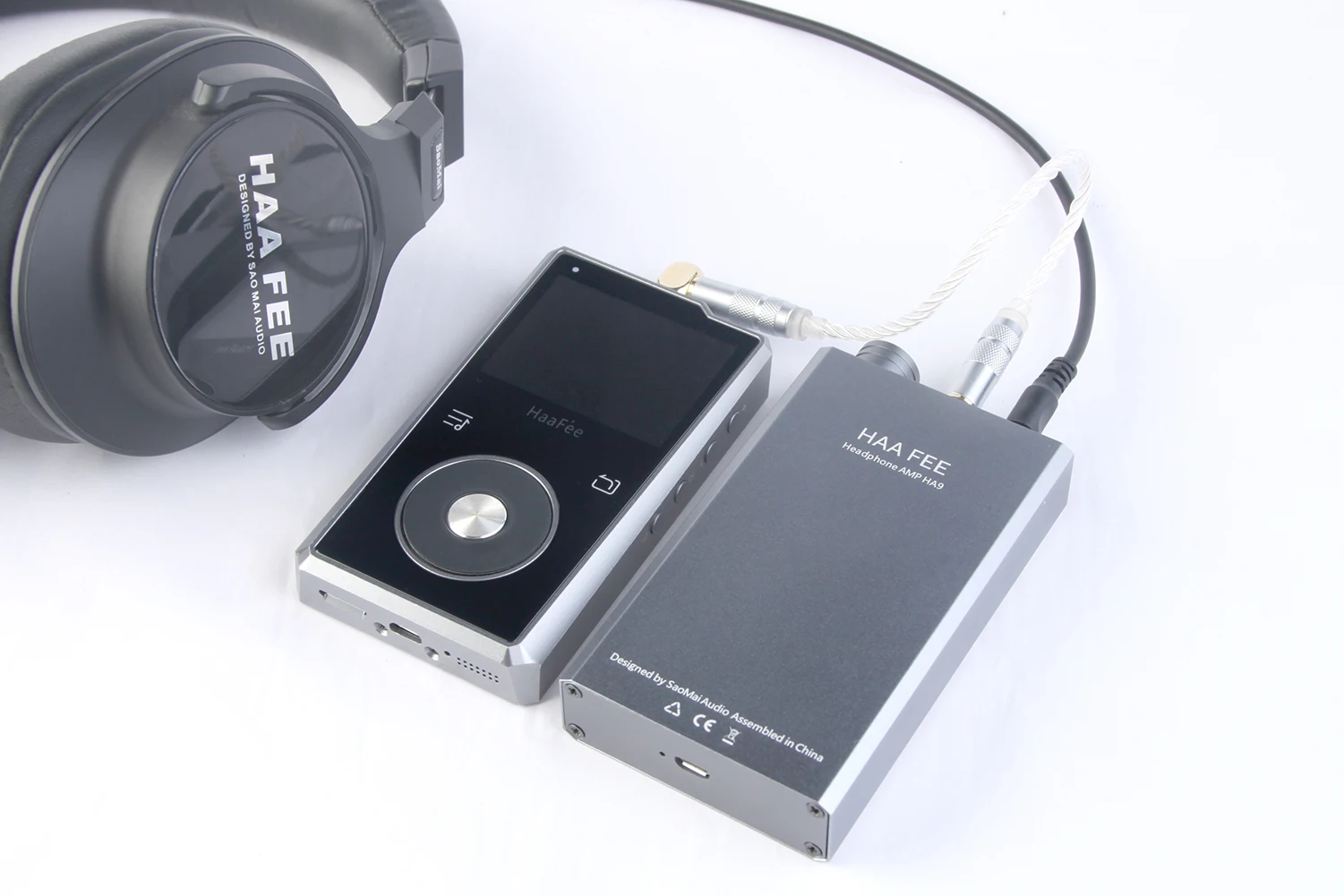 HAAFEE HA9-II 휴대용 헤드폰 앰프, 자동차 MP3 플레이어, 홈 오디오, PC, 강력한 출력, 음질 향상, 전화 AMP