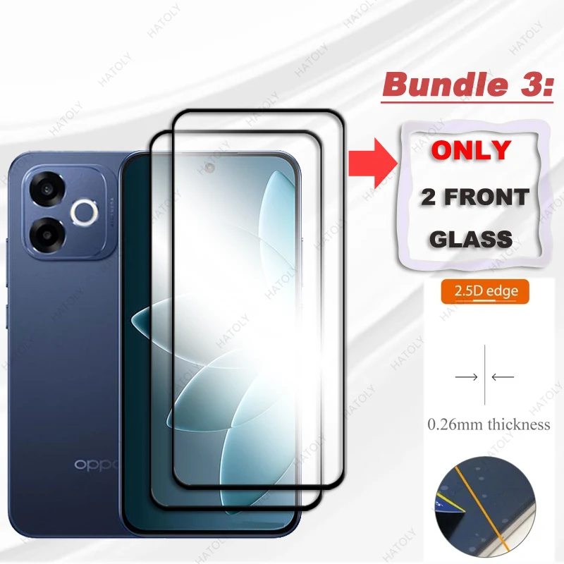 Premium Glass Screen Protector with Black Edge & Camera Lens Shield