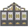 Luxury Villa Exterior Main Entrance Doors Residential Steel Double Opening Door Designs 3