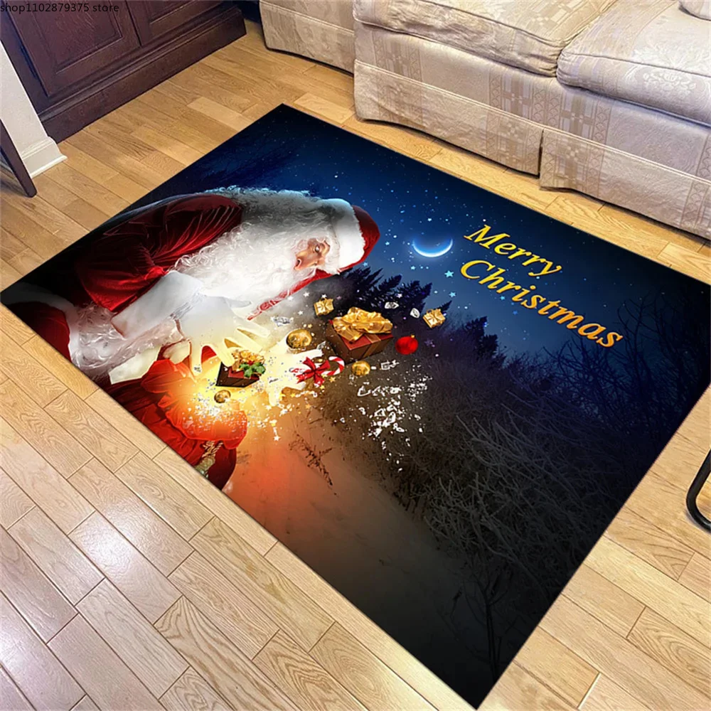 

Christmas Gift Snowman Carpet Living Room Study Sofa Floor Mat rugs for bedroom door mat area rug decoracion kitchen mat