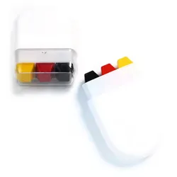Vibrant Rainbow Face & Body Painting Crayon for Celebrations and Artistry (Black Red Yellow)