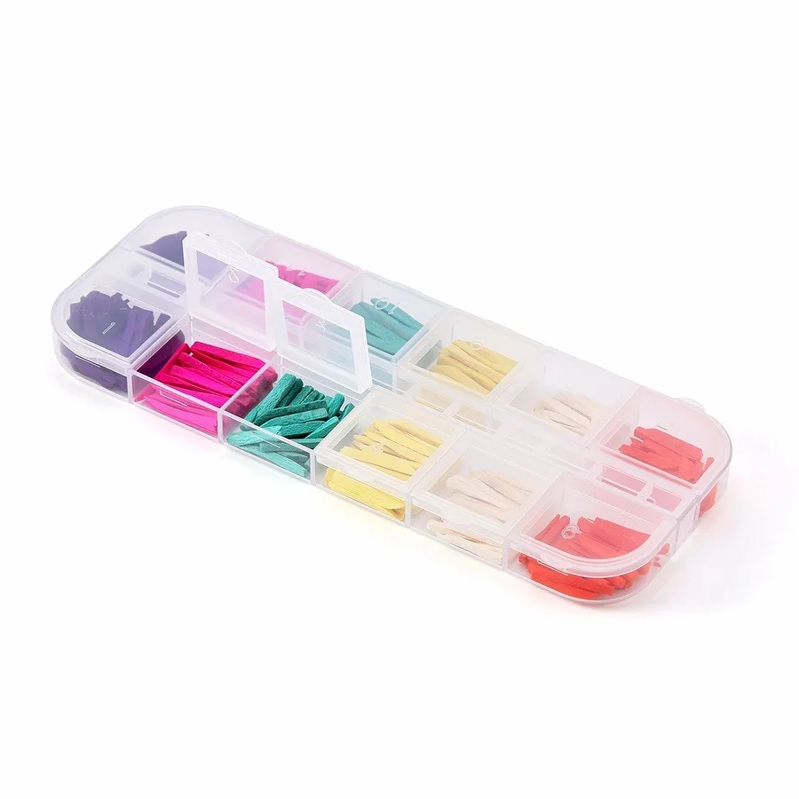 300 Piezas/Juego de Cuñas Dentales Desechables de Madera Contorneadas para Restauración Interdental, Materiales de Odont