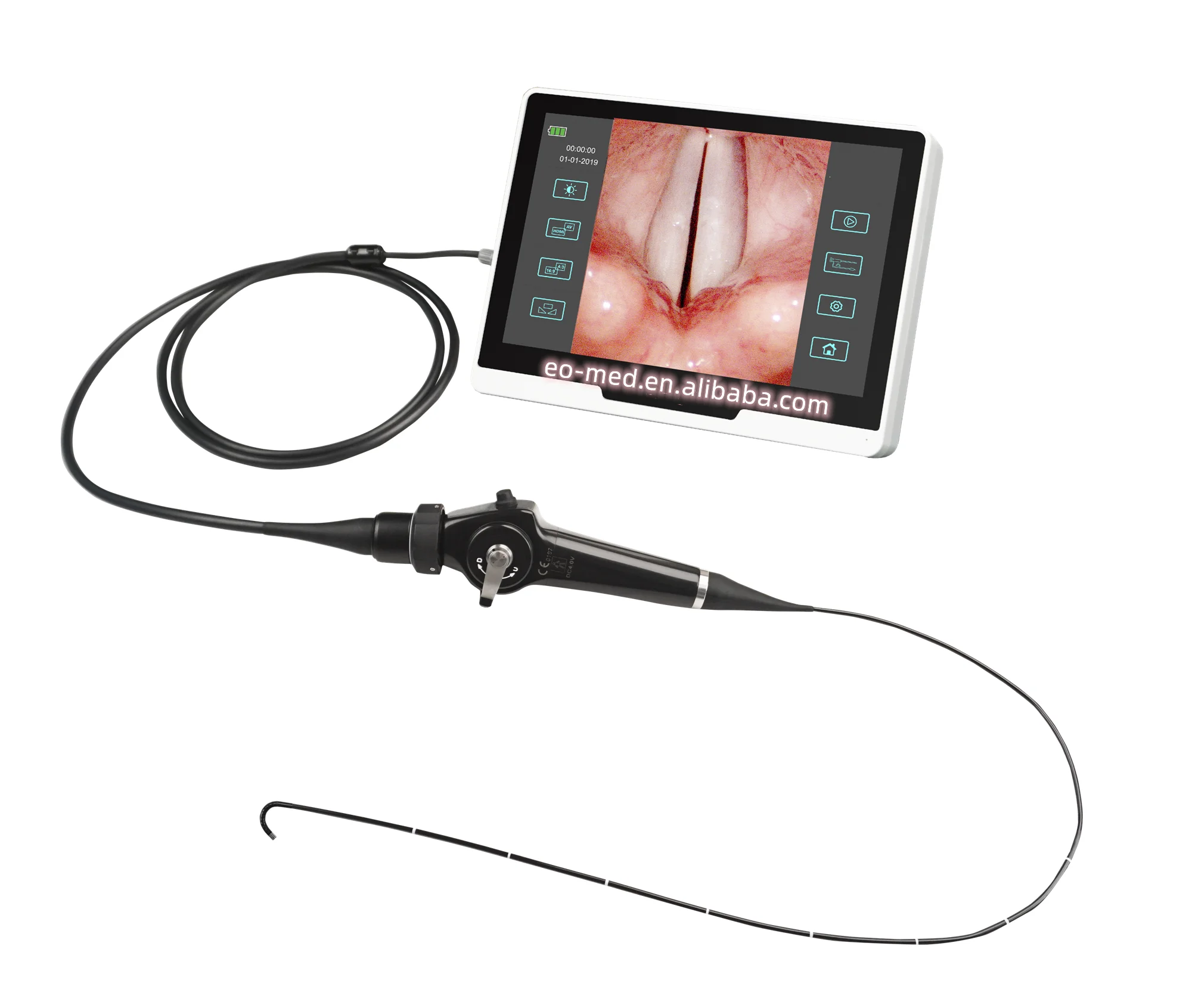 HandheldTypeFlexibleVideoIntubationLaryngoscopeForDifficult