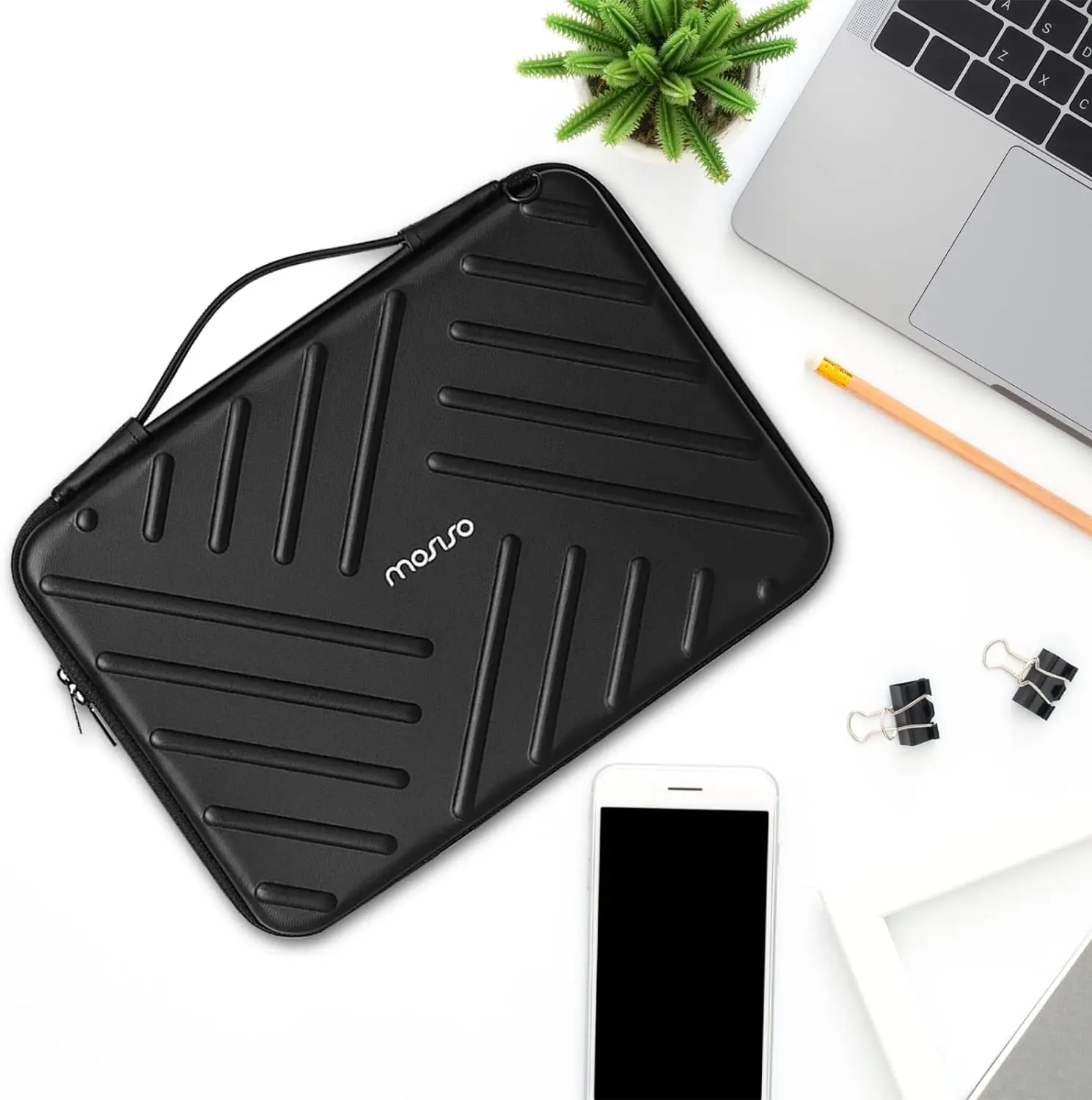 Bolsa Impermeável para Laptop para Macbook Air Eva Notebook Handbag 13 14 15 16 Polegada A2681 A2337 Pro 14 16 m3 A2918 A2779 A2991 A2780 - Imagem 6