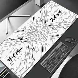 Switch Pad Gaming Black and White Mouse Pad Kawaii Japan Mousepad Gamer Desk Mat Mouse Mats Carpet Office Tables Free Shipping