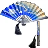 Genshin Impact Kamisato Ayaka Cosplay Fan Cloth Folding Fan Summer Durable Portable Hand Fan Cosplay Prop Gift 6