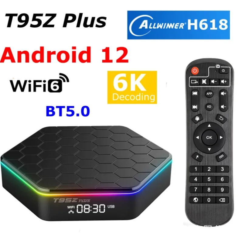 

Приставка Смарт-ТВ 11 дюймов, Android 12,0, 6K, HDR, Ultra HD, высокое качество изображения, цифровой Wi-Fi, четырехъядерный процессор, 4 Гб + 64 ГБ, медиаплеер, ТВ-приставка
