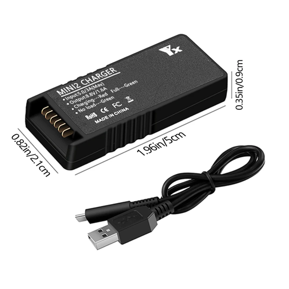 

For DJI Mavic Mini 2 Drone QC3.0 Fast Charger Battery USB Charging Adapter With TYPE-C Cable For Mavic Mini 2 Drone Accessories