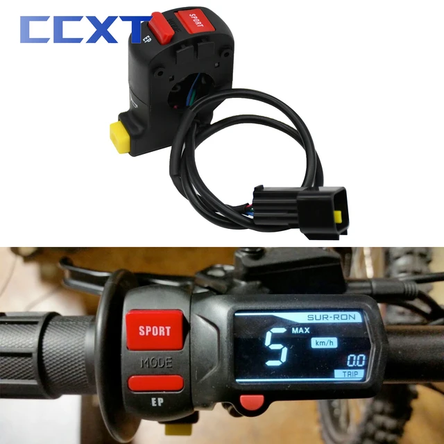  Motorcycle Engine Ignition Stop Switch Sur Ron Electric Bike  Switch Assembly for Sur-Ron S/X Electric Bike : Sports & Outdoors
