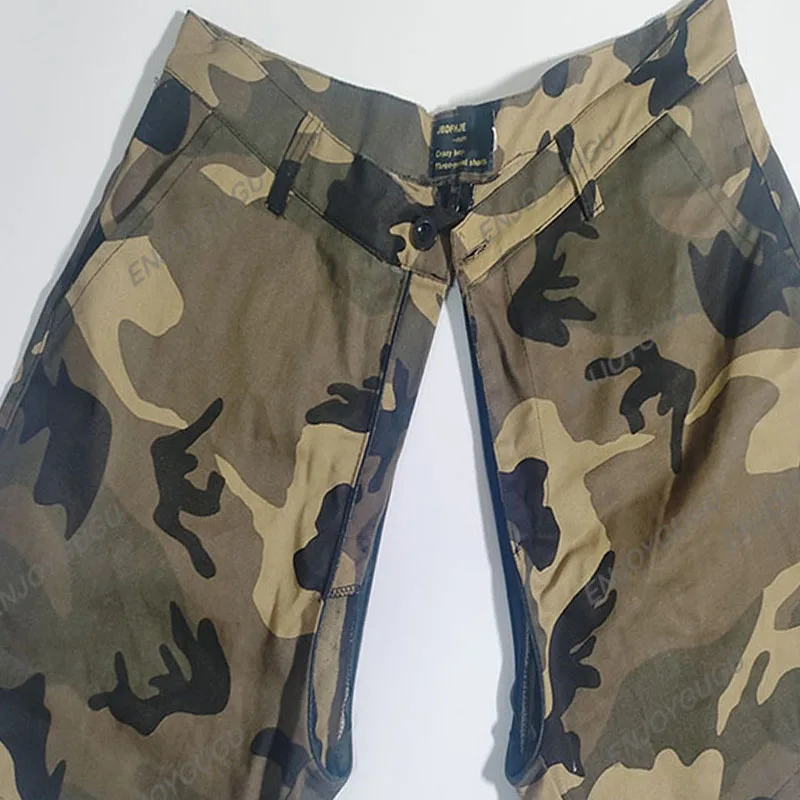 Invisible Open Crotch Outdoor Sex Business Summer Wear Men Suit Pants Slim Shorts Outfit Vintage Beach Activewear Casual Short