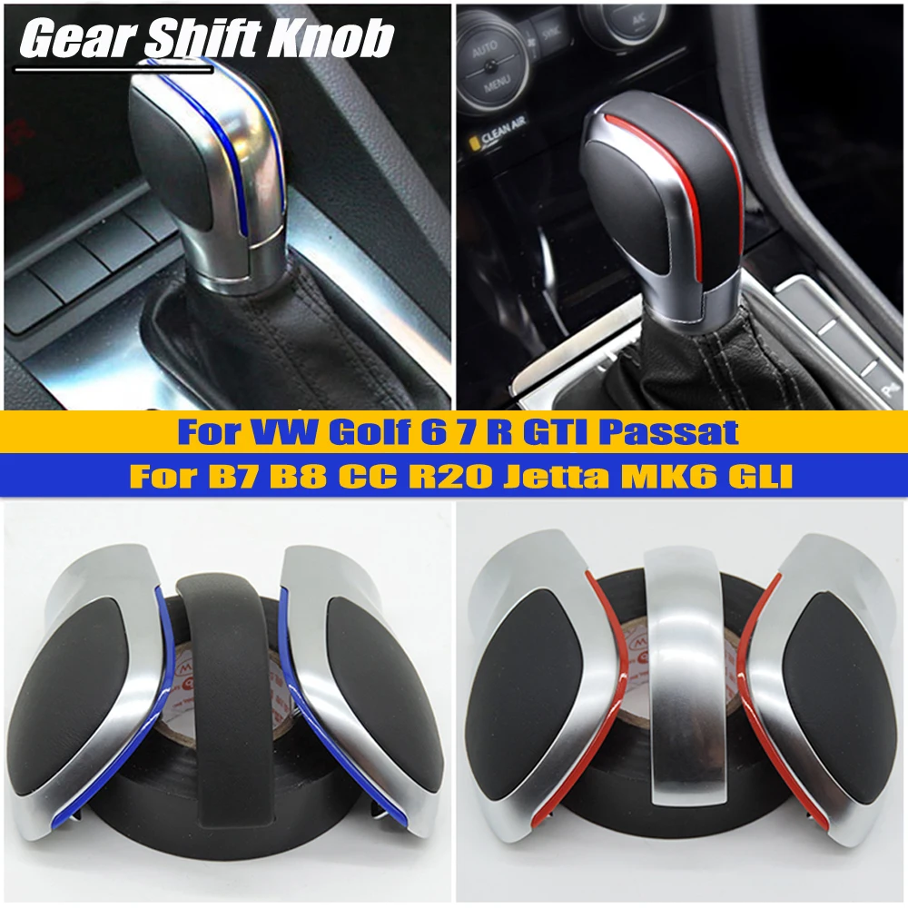 Auto Schaltknauf Hebel Schalthebel Griff Stick für VW Golf 6 7 r gti Passat  B7 B8 cc R20 Jetta MK6 Gli Chrom/Matt Auto Styling - AliExpress