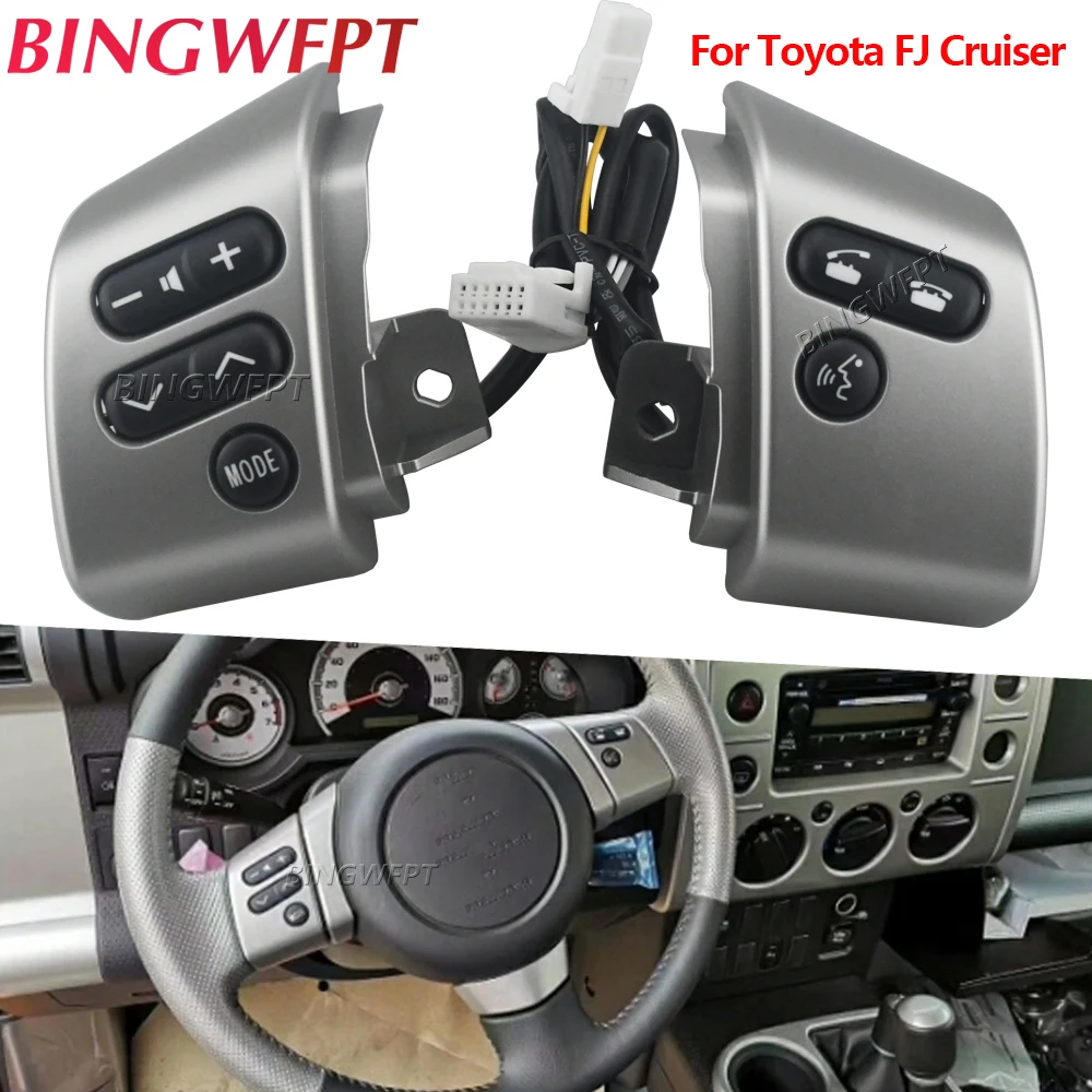 Steering Wheel Button For Toyota FJ Cruiser 2006-2022 Steering Wheel Audio Volum