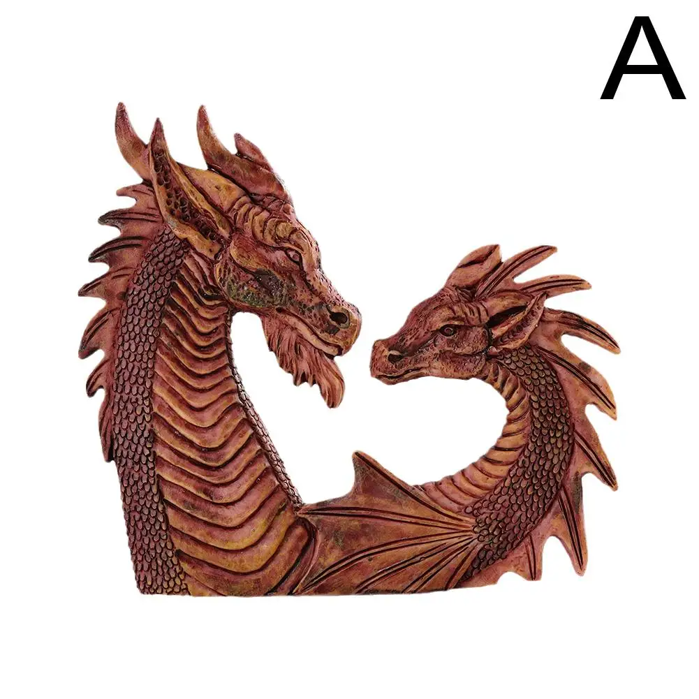 Dragon Statue Wall Decor, Wooden Carving Dragon Hanging, Wood Carving Boho  Norse Y0b9 Wall Decorative Dragons M6H4