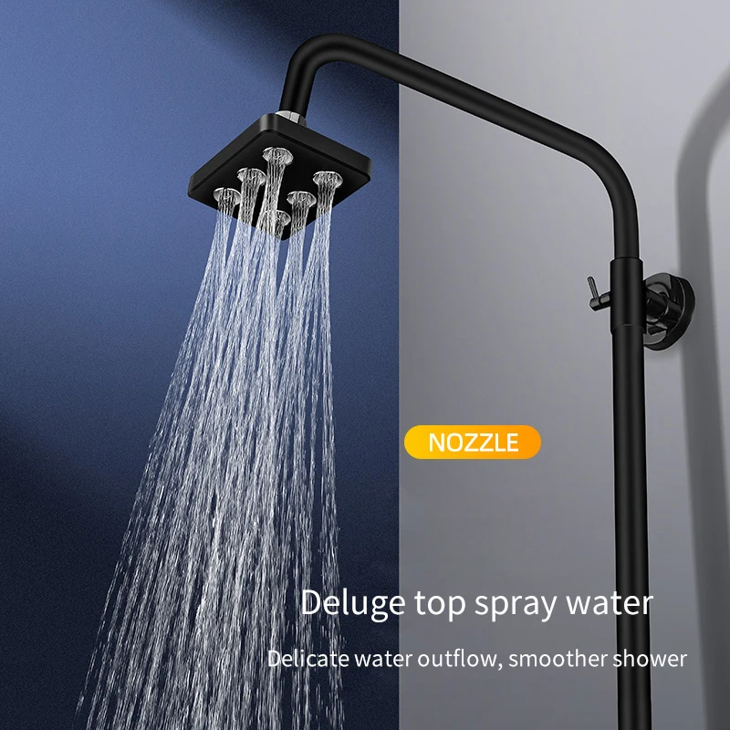 

High Pressure Mini Rainshower Magic Water Flow Rainfall Shower Head Water- saving Shower Bathroom Accessories Showerhead