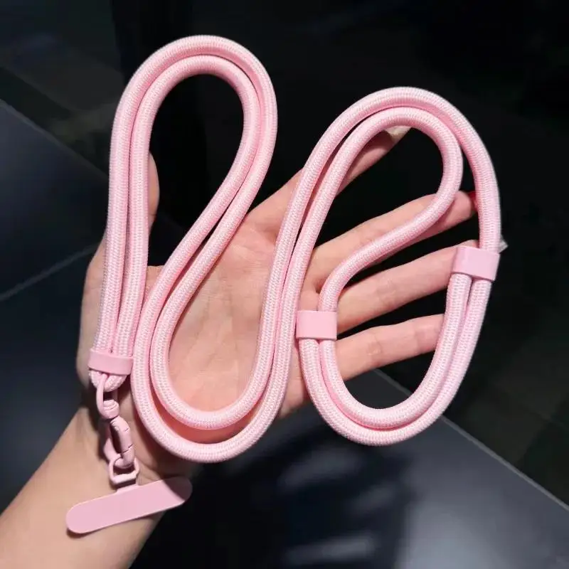 Universal Mobile Phone Lanyard with 360° Rotating Clip and Adjustable Crossbody Strap