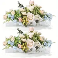 Cylinder Clear Acrylic Flower Vase Leak-Proof Transparent Flower Arrangement Bottle Simple Creative Hydroponic Flower Pot 1