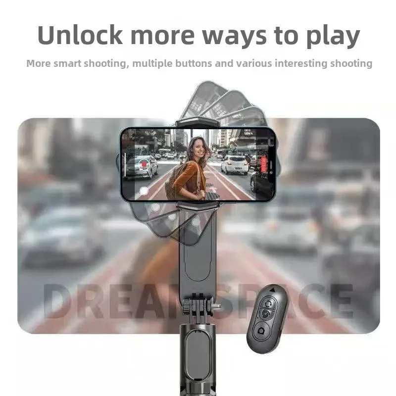 Xiaomi Tripod Selfie Stick 360&deg;Automatic Rotation Photography Anti-shake Selfie Stick Lighting Shooting Bluetooth Remote Control