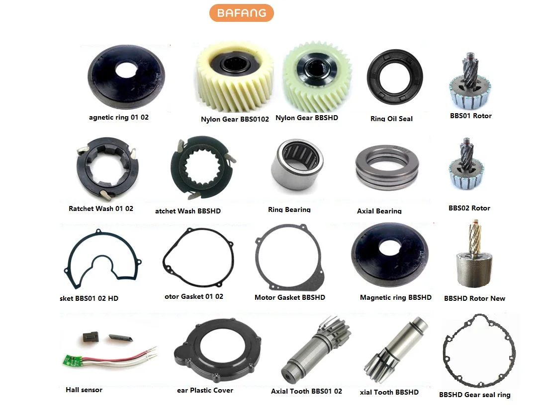 Mid Motor Spare Parts Bafang 8fun Mid Motor BBS 01 02 BBSHD Spare Replcement Parts