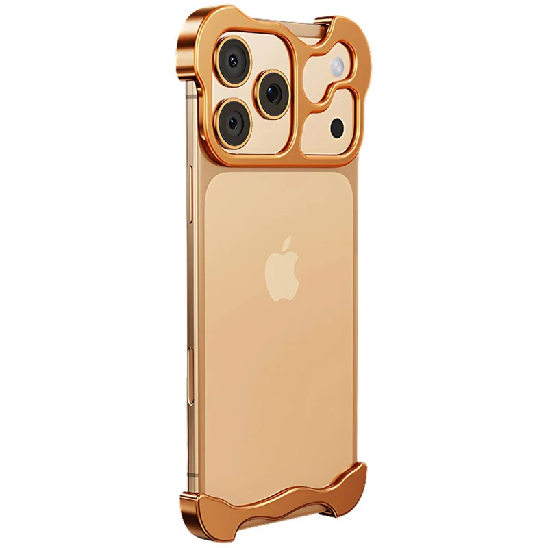 Sleek Shockproof Metal Frameless Bumper Phone Case