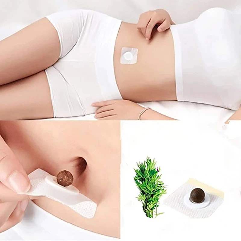 Mugwort Fat Burning Navel Patch Weight Loss Chinese Natural Herbs Slimming Body Detox Dampness-Evil Removal Improve Stomac |