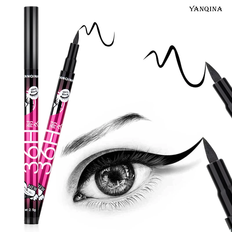 Description Picture 3 of itemBlack Eyeliner Pen Eyes Makeup Waterproof Liquid Eye Liner Pencil Make up Long-lasting Eyelid Drawing Cosmetics