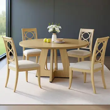Farmhouse Circle Dining Set 1