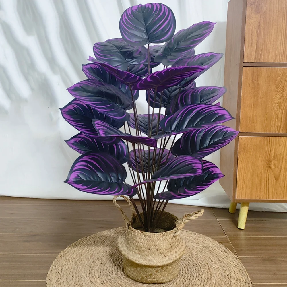Purple Leaf Decorative Artificial Plant
