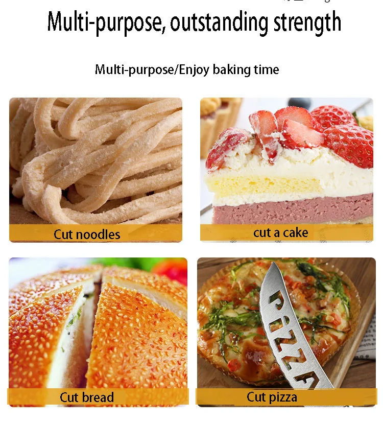 Description Picture 4 of itemStainless Steel Pizza Single Wheel Cut Tools Diameter 6.5CM Household Pizza Knife Cake Tools Wheel Use For Waffle Cookies