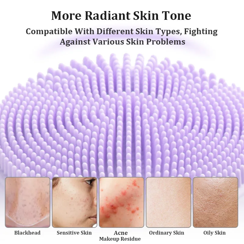 Sonic Waterproof Facial Cleansing Brush for Men Women