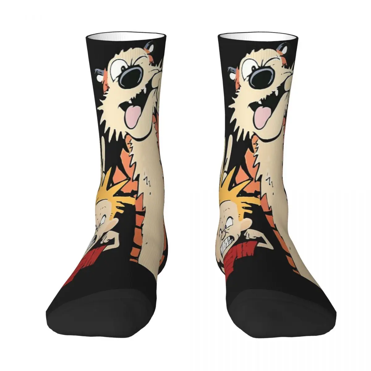 

Носки Calv N Hobbs, модные трендовые чулки унисекс, подарки с 3D принтом, дышащие носки