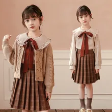 

Cosplay 2022 New Girls Korean Japannese Fashion Spring Autumn Girls Sweater Cardigan Coat Children's Student Uniform Kawayi