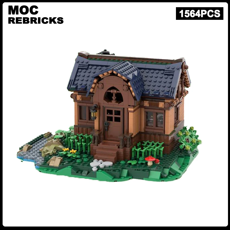 

Модульный строительный конструктор MOC серии средневековая улица, модель Великого Леса, техническая сборка деталей, детские игрушки, подарки