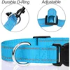1PC Reflective Dog Collar with Buckle Adjustable Safety Nylon Collars for Small Medium Large Dogs 4