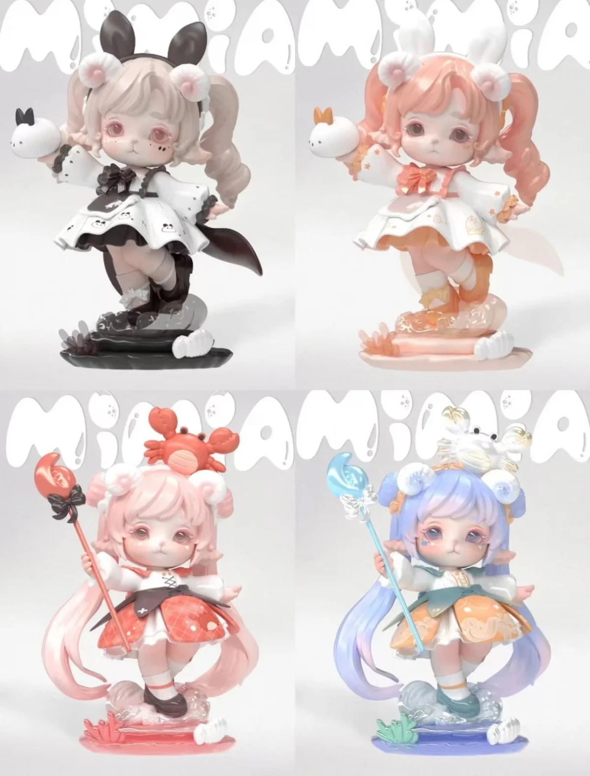 Mimia-オリジナルのアクションフィギュア,ミニチュアミステリー