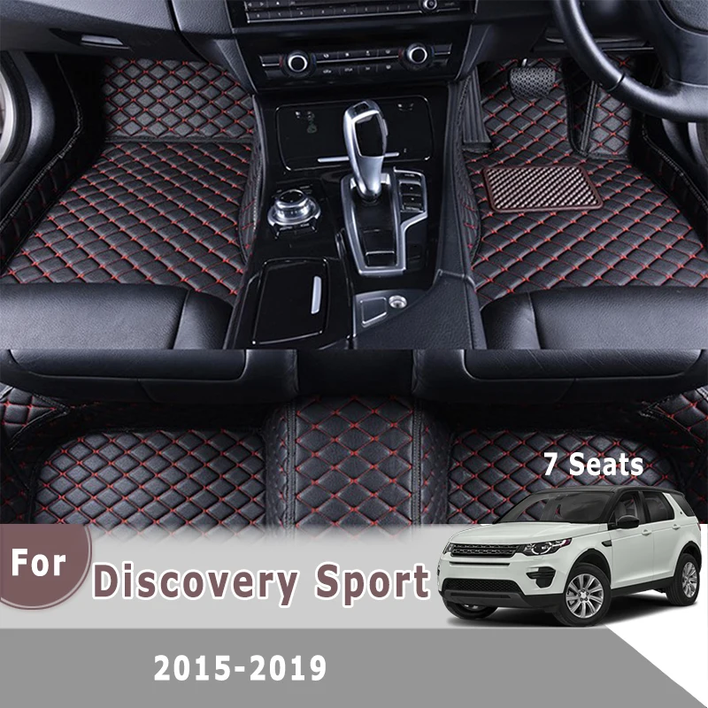 

RHD Car Floor Mats For Land Rover Discovery Sport 2019 2018 2017 2016 2015 (7 seats) Carpets Auto Accessories Interior Rugs