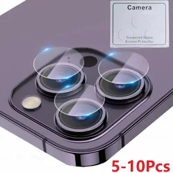 Pack of 5 - 10 HD Soft Camera Lens and Screen Protectors - 10Pcs (For iPhone 11 Pro)