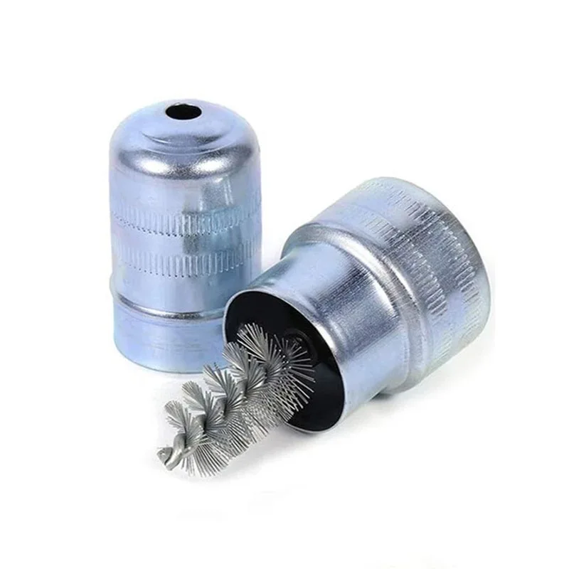 Car Detailing Brush Set Battery Brush Battery Pole Clean Head Clean Galvanized Nickel-plated Brush Cleaning Tool