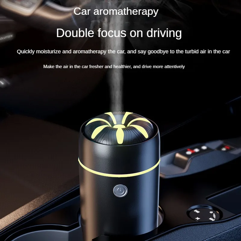

Portable Car Aroma Diffuser Ultrasonic Essential Oil Humidifier USB Home Car Spray New Ultrasonic Aroma Diffuser
