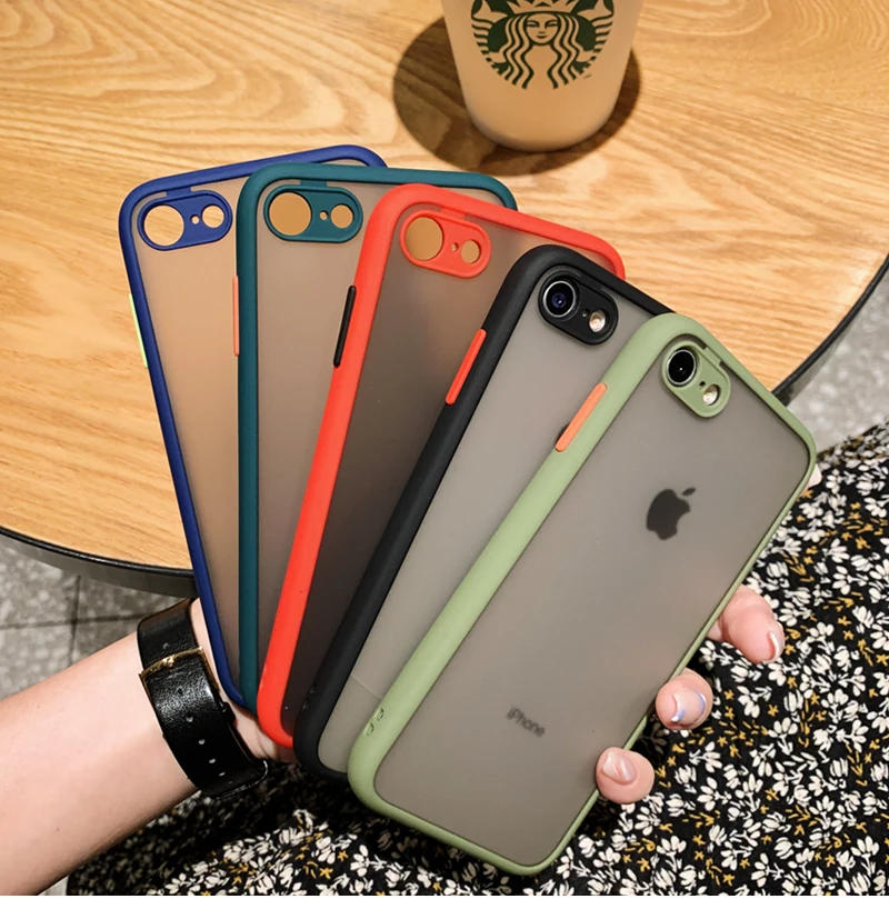 Enhanced Anti-Drop Frosted Phone Case with Fine Pore Skin Protection