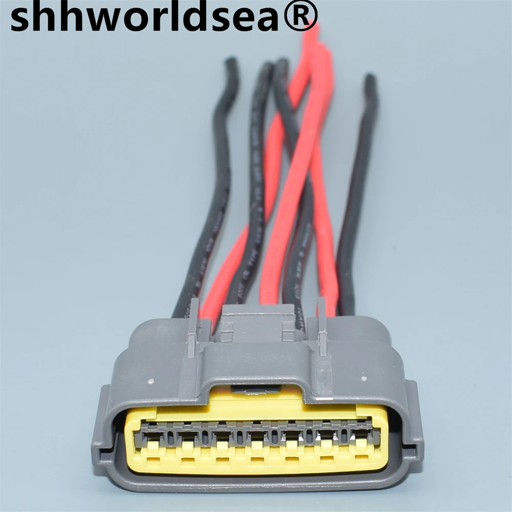 

Shhworldsea 7-контактный/направленный пластиковый корпус, автомобильный водонепроницаемый разъем с проводом, кабель для Nissan 6098-0148