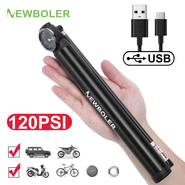 ROCKBROS Fahrrad Pumpe Radfahren Elektrische Luftpumpe Hochdruck Schnelle  Drahtlose Inflation Motorrad Pumpe Tragbare Bike Zubehör - AliExpress