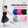 2pcs Sports Compression Knee Pads Elastic Knee Protector Thickened Sponge Knee Brace Support for Dancing Workout Training 2